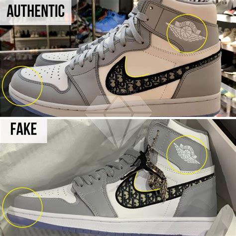 air jordan 1 dior fake vs real|air Dior original price.